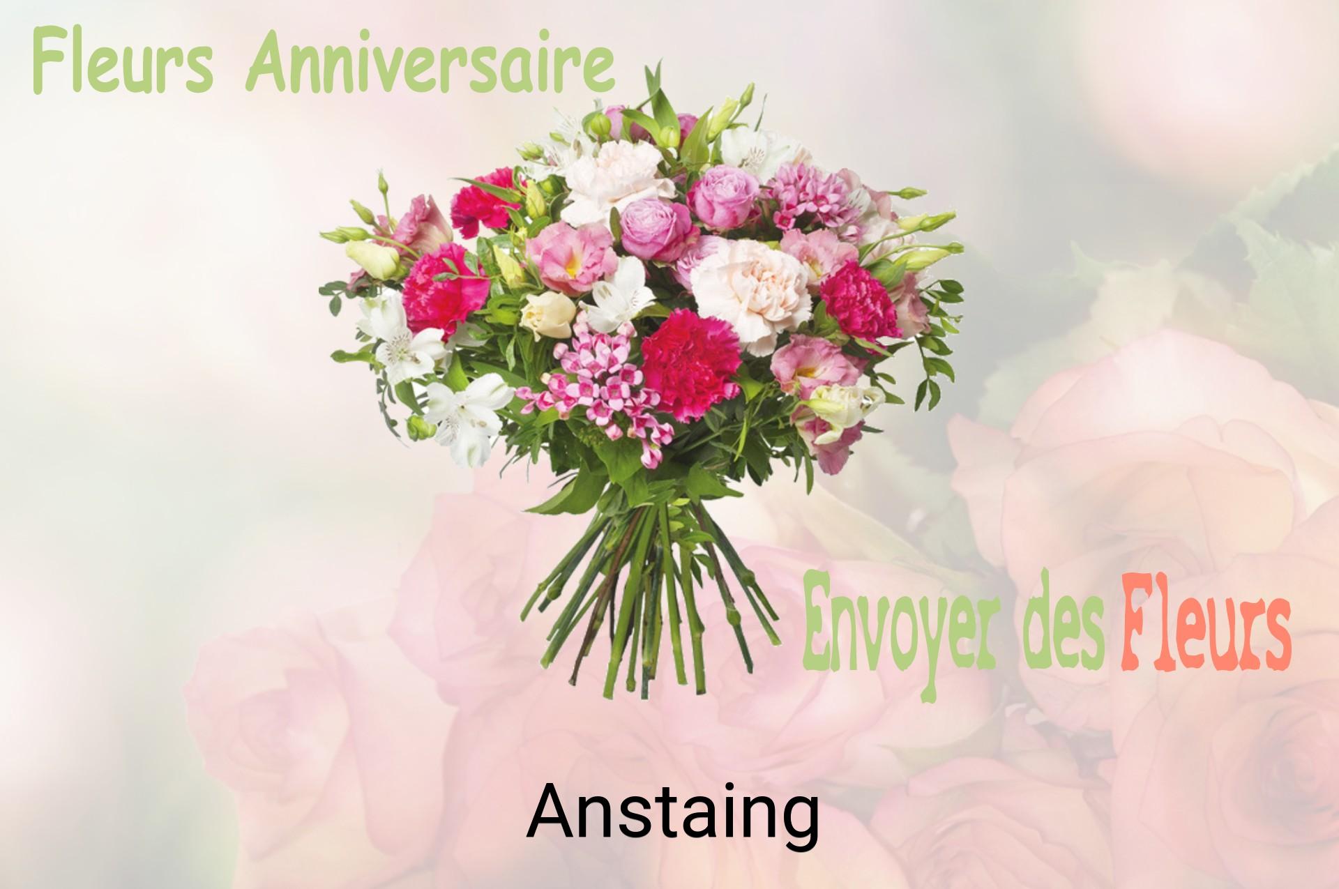 Bouquet de fleurs d’anniversaire livré à Anstaing